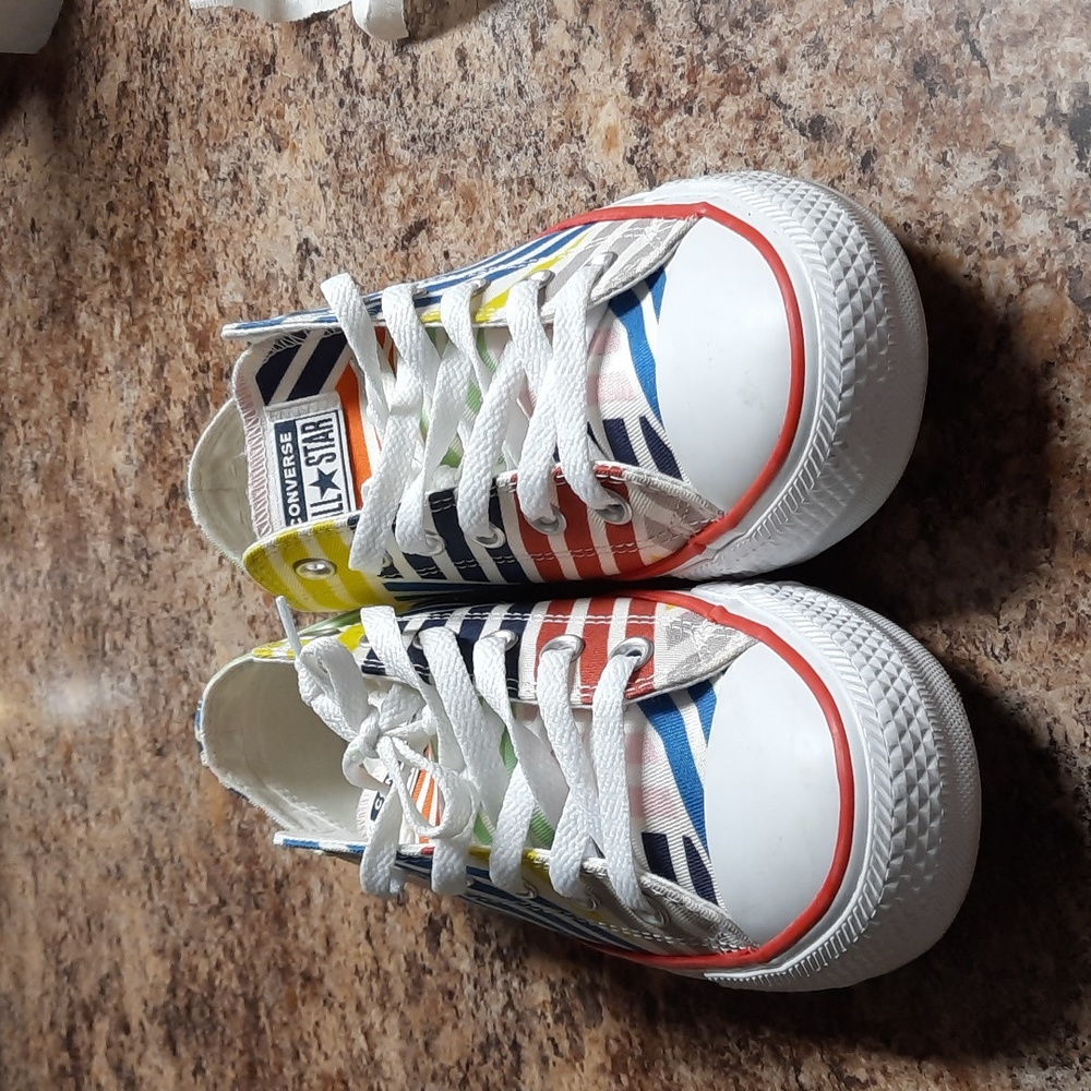 Candied Stripe Converse Shoes